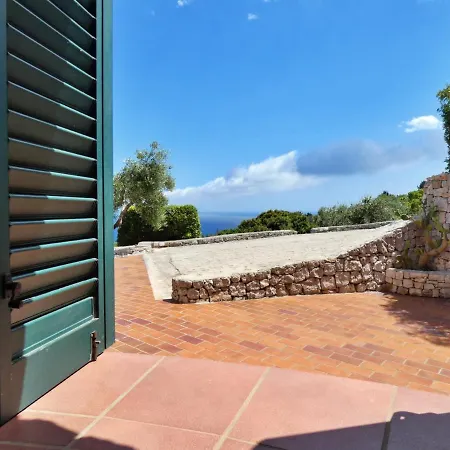 Villa Trullo Anthos - Con Splendida Vista Mare E Giardino Privato
