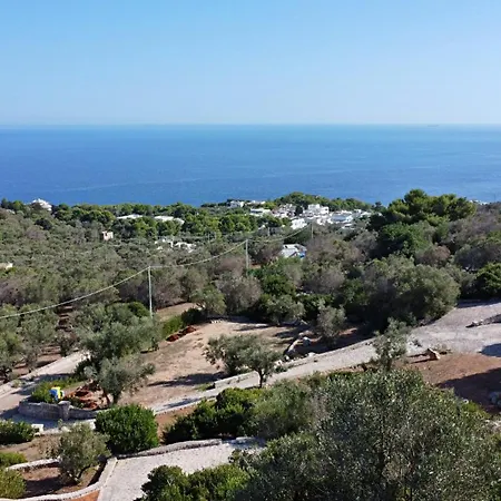 Villa Trullo Anthos - Con Splendida Vista Mare E Giardino Privato